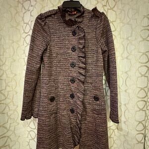 Elegant Brown Trench Coat